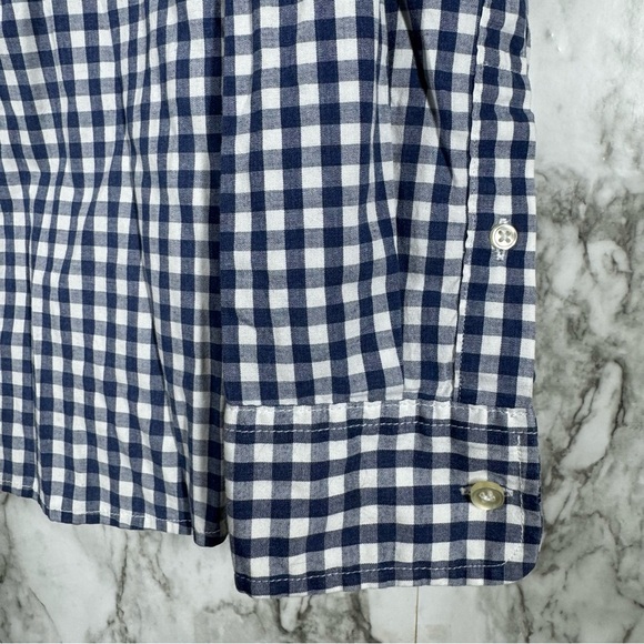 Sonoma Button Up Shirt Men's Large Long Sleeve Multicolor Gingham Cotton Blend - Picture 4 of 5